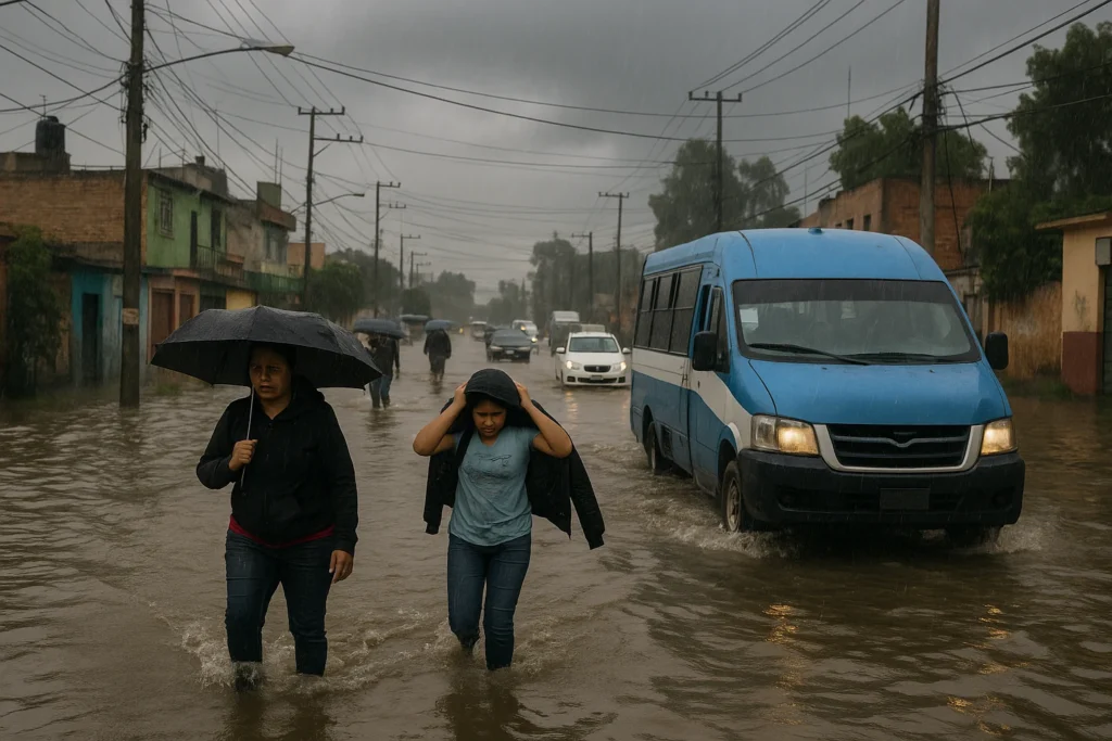 Imagen ilustrativa: Tormenta y caos en Tláhuac e Iztapalapa