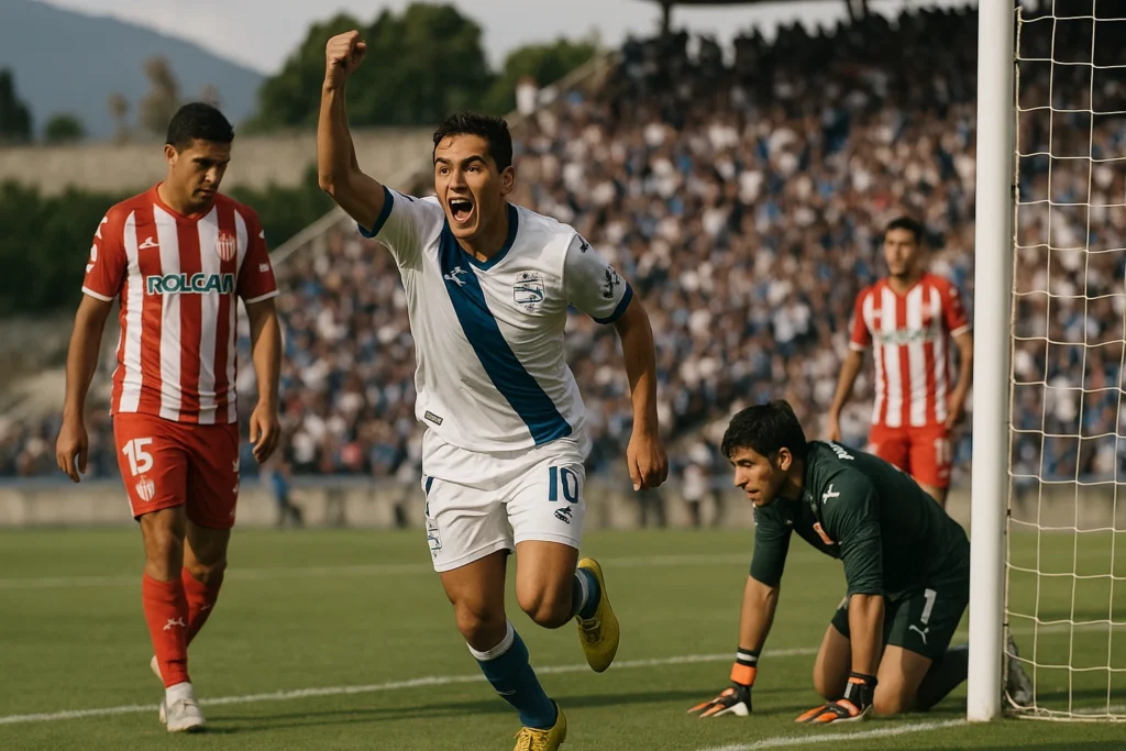 Imagen ilustrativa: Puebla vence a Necaxa con gol agónico de Mathías Tomas